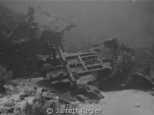 Oro Verde Shipwreck. B&W by Jarrett Regier 